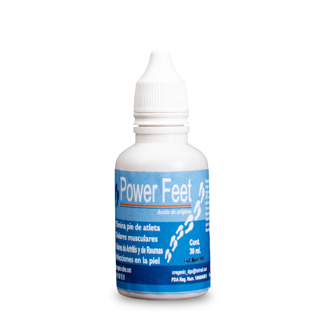 Aceite de orégano marca: Power feet 30ml (1oz.) Uso externo
