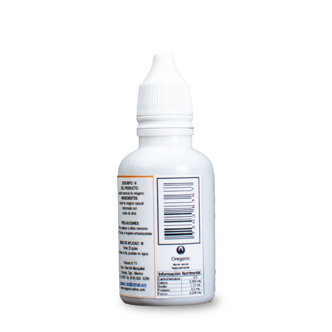 Power food Oregano oil Plastic Dropper 30ml (1oz.)