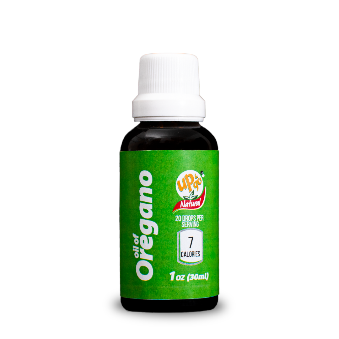 Up&Go Aceite de orégano Gotero de 30ml (1oz.) vidrio Grado alimenticio
