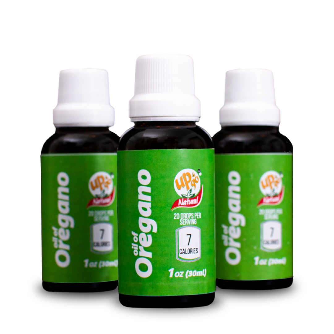 Up&Go Aceite de orégano Gotero de 30ml (1oz.) vidrio Grado alimenticio