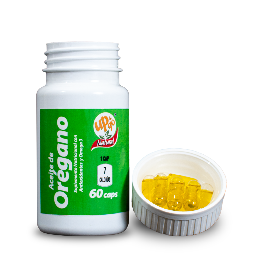 Up&Go Aceite de orégano (60 Caps) Grado alimenticio
