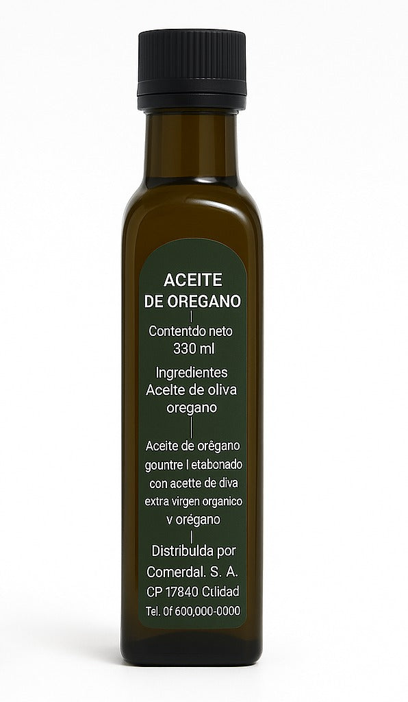 Aceite de orégano gourmet