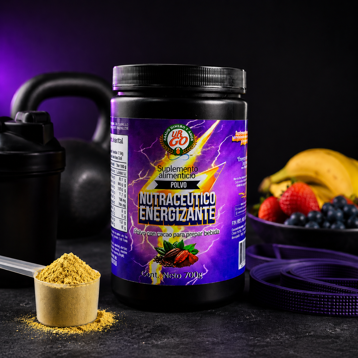 Polvo Nutracéutico Energizante (700gr)