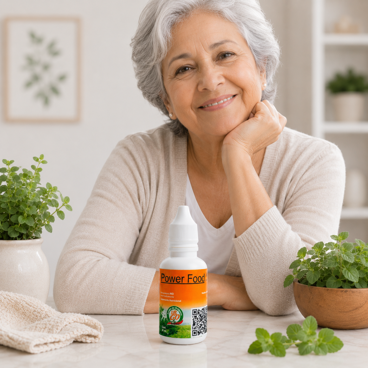 Power food Aceite de orégano grado alimenticio. Gotero de plástico 30ml (1oz.)