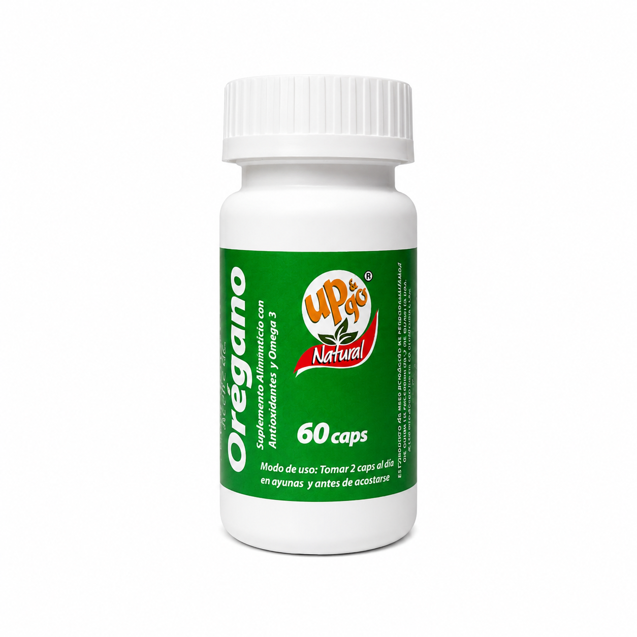 Up&Go Aceite de orégano (60 Caps) Grado alimenticio