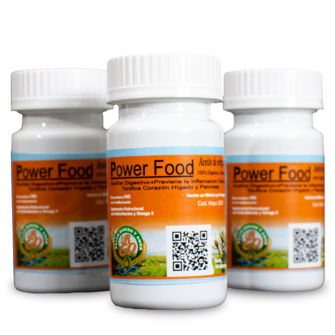 Power food Aceite de orégano (60 Caps)