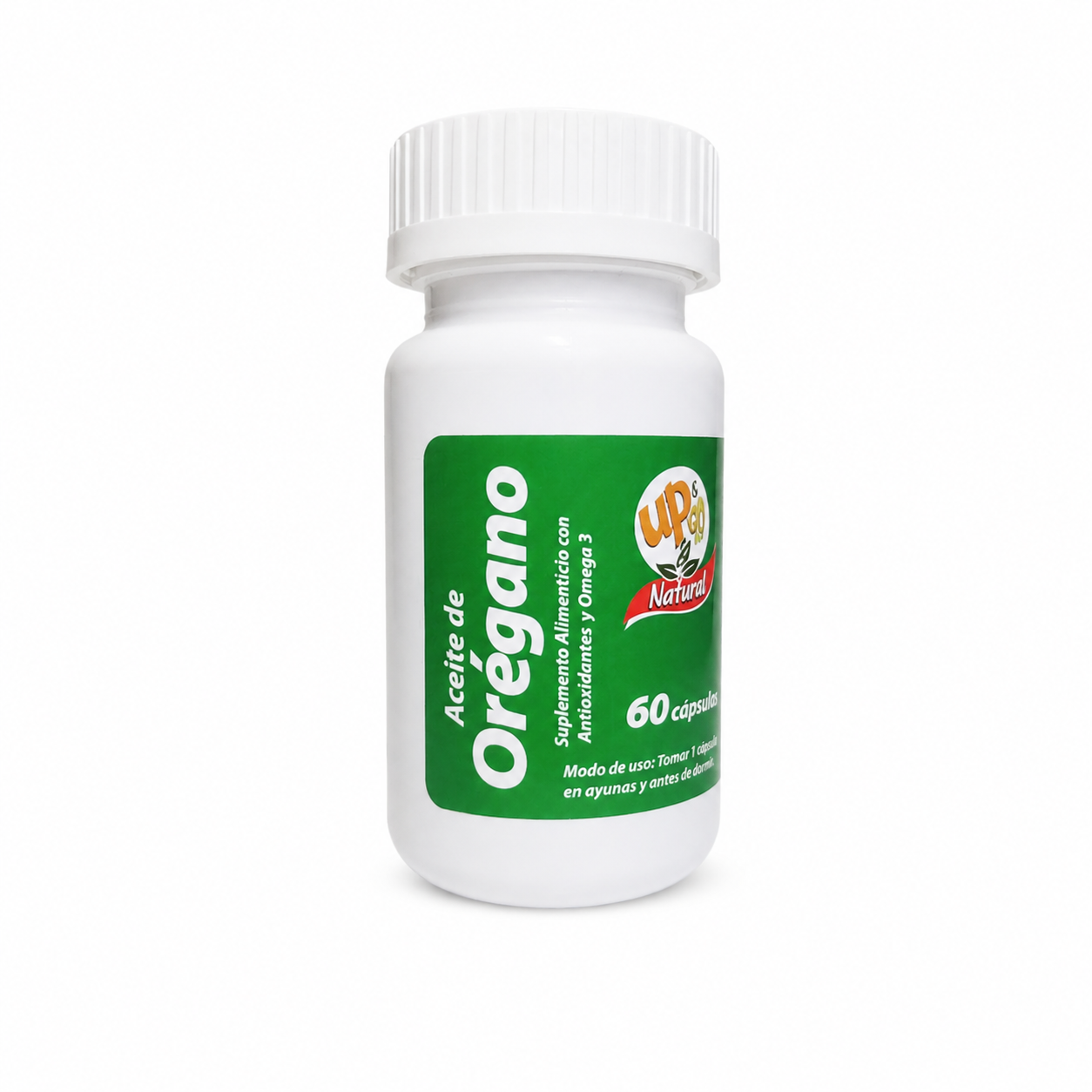 Up&Go Aceite de orégano (60 Caps) Grado alimenticio